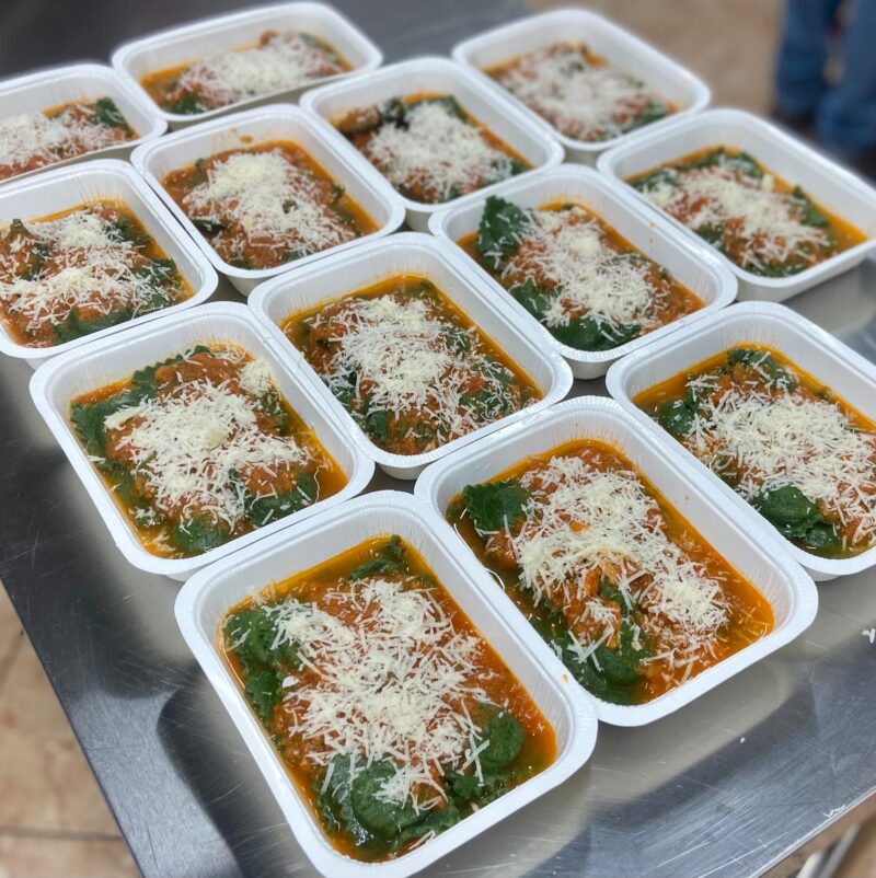 Ravioli de Espinacas con Ricotta Casera